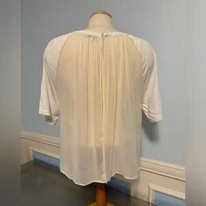 Babaton Aritzia - silk and viscose swing blouse